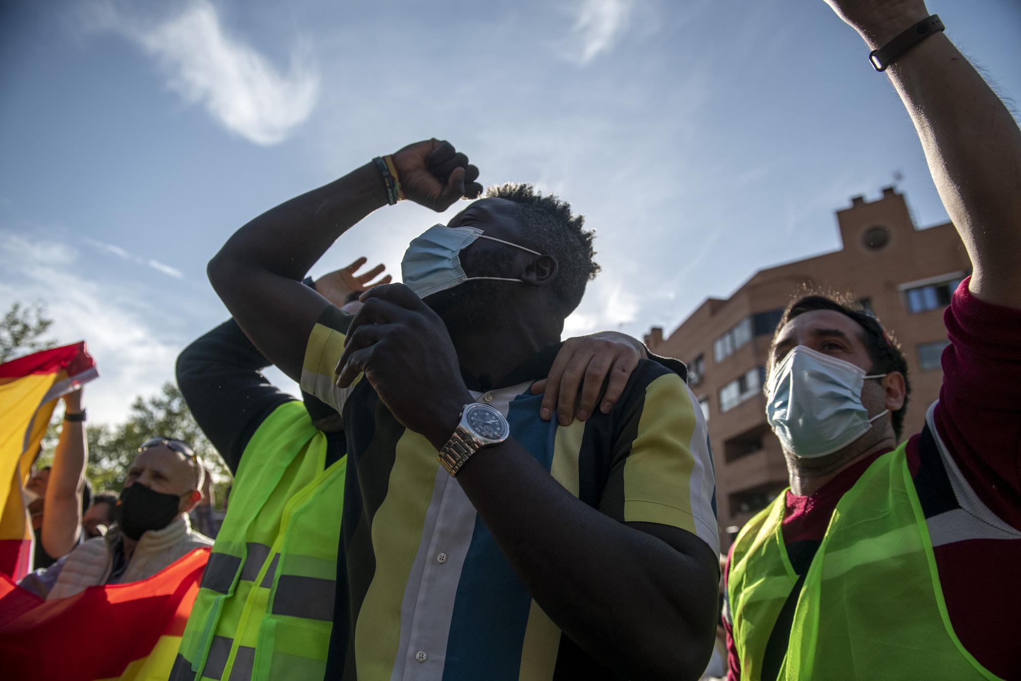 Mitín de Vox en Vallecas y carga policial - 2